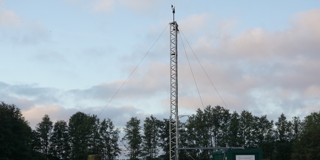 Marknära ozon mäts på mätstationen i Östad.